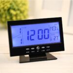 Digital LCD Clock with Calendar, Temperature Sensor, Alarm for Table and Study Desk - Image 3