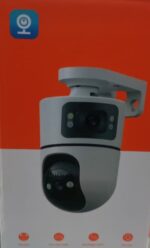 Smart v-380, Q9 home wi-fi color camera 2 lens 3 view ,application 1080p endor wireless camera 12303 - Image 3