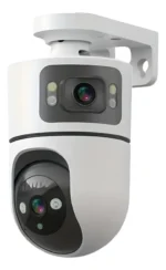 Smart v-380, Q9 home wi-fi color camera 2 lens 3 view ,application 1080p endor wireless camera 12303 - Image 4