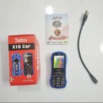 5Star X10 Car Button Phone Dual Sim Blue - Image 3