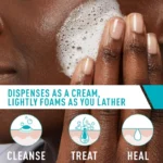Cerave Acne Foaming Cream Cleanser with 4% Benzoyl Peroxide (150ml) - Image 3