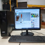 পিছি এবং 17" মনিটর কিবোর্ড মাউস সহ ফুল সেটাপ কম্পিউটার