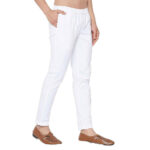New Stylish White Color Narrow Pant Pajama For Men