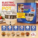 5.5L Runbaisen multi-purpose electric cooking pot - Image 2